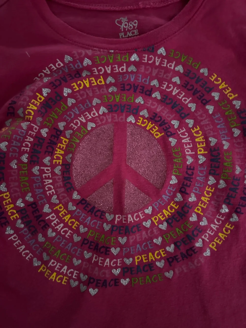 The Children's Place Bright Pink Tee - Size 10/12